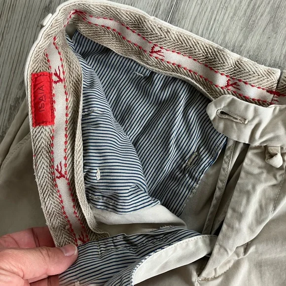 ISAIA beige cotton 5 pocket chino. Size 46(eu) 28-30 waist used